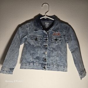 Barbie Acid Washed Denim Jacket 6-6x